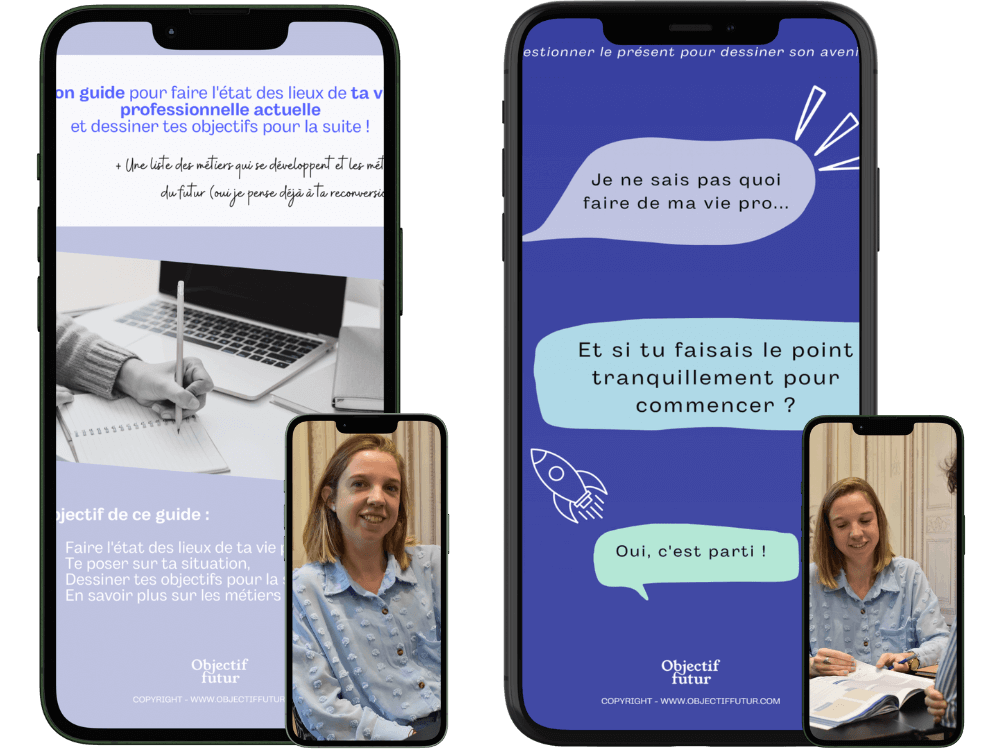 Visuel guide état des lieux vie professionnelle - Objectif Futur