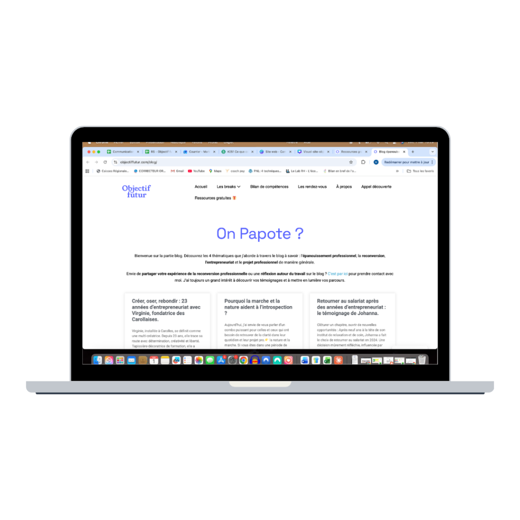 Blog site Objectif futur